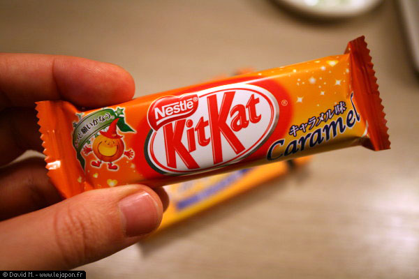 KitKat Halloween japonais avec du Caramel
