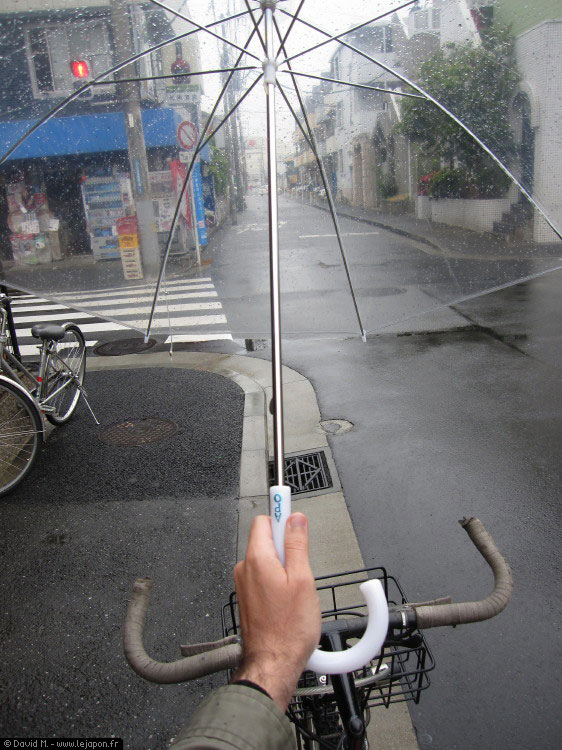Parapluie japonais transparent